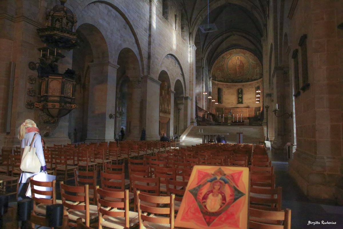 Inside Lund Cathedral, Sweden