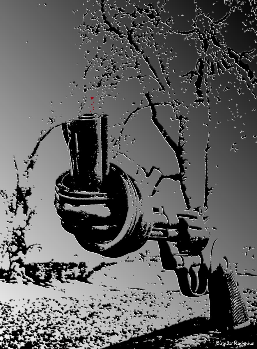 ART - Carl Fredrik Reuterswärd 1934 - gun